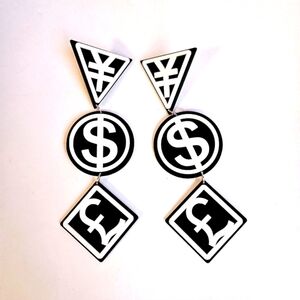 Currency Earrings